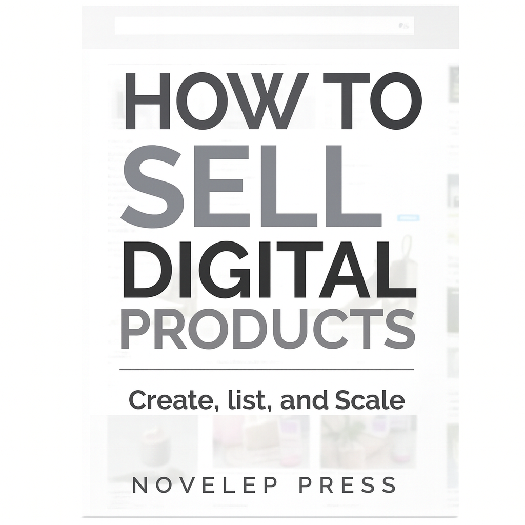  How to Sell Digital Products