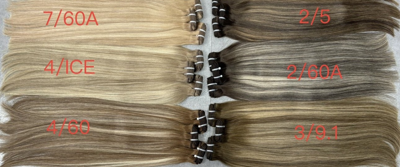 Extensions de cheveux Virgin Hair - Highlight : Nuance de blond