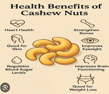 Healthy cashews 