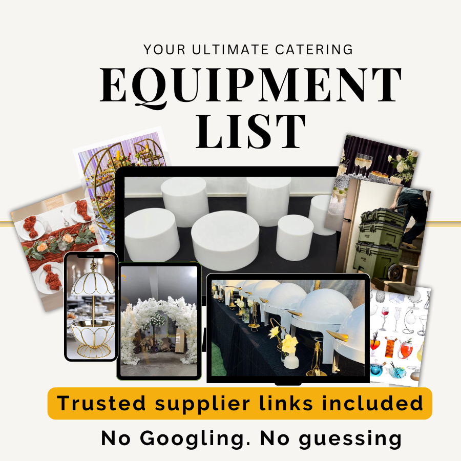 The Ultimate Luxe Caterer Equipment List