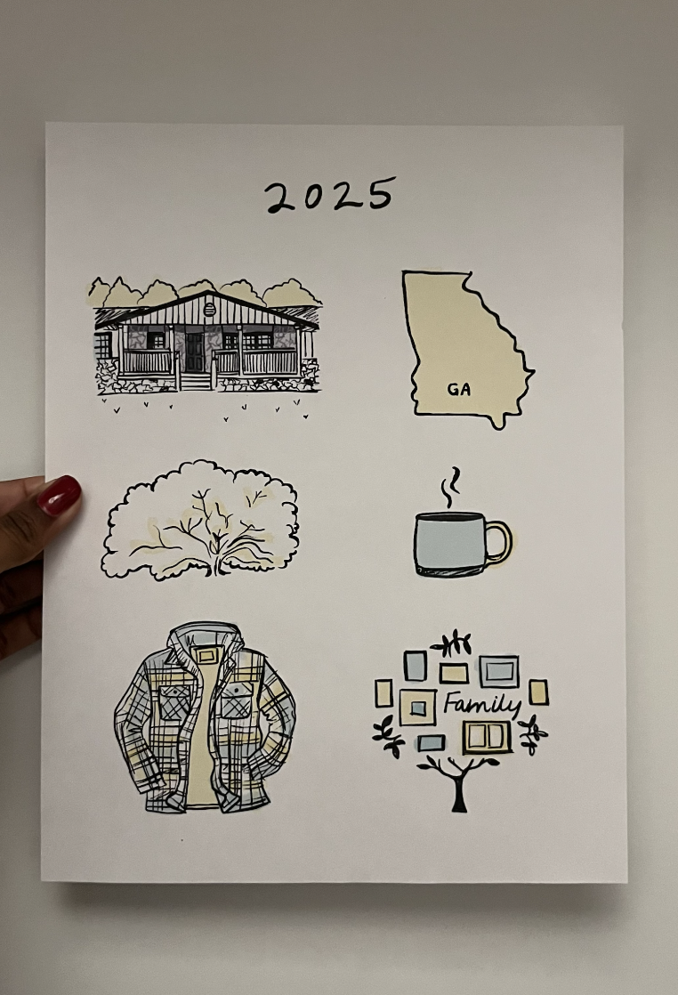 Hand Drawn Custom 8x10 Illustration Design