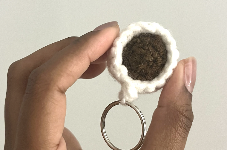 Handmade Mini Crochet Coffee Cup Keychain - Sets of 2 or Mix & Match