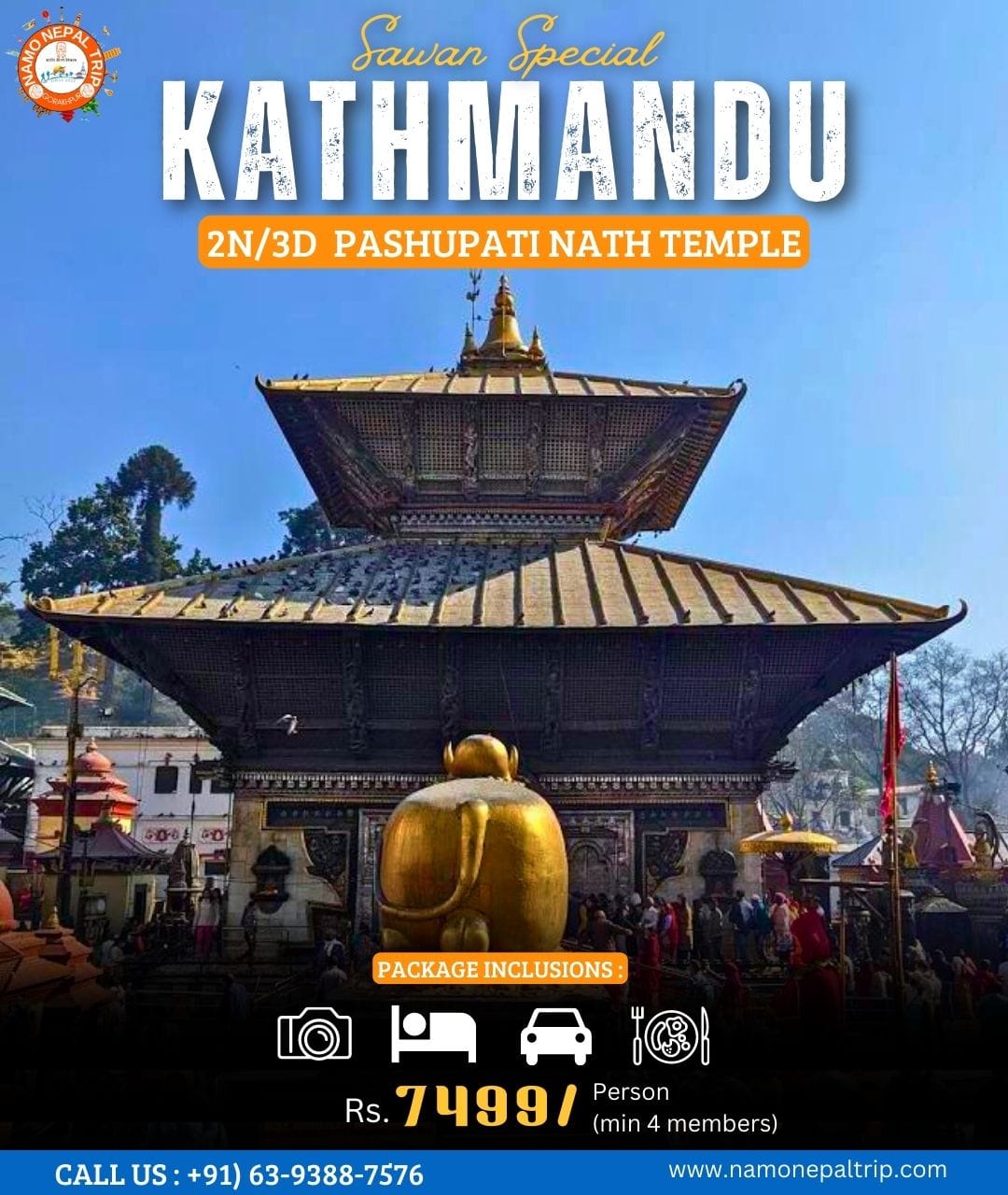 kathmandu tour package from gorakhpur