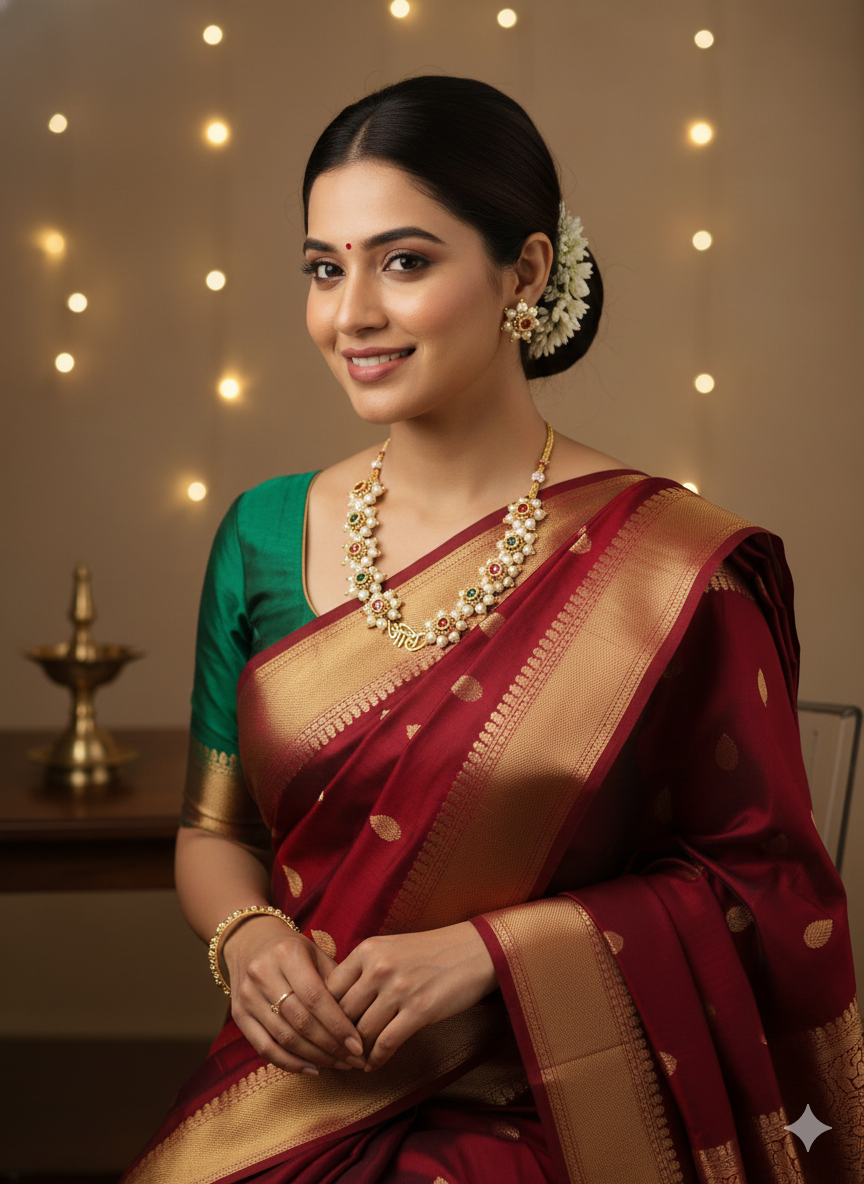Aaho Necklace Set – A Tribute to Tradition