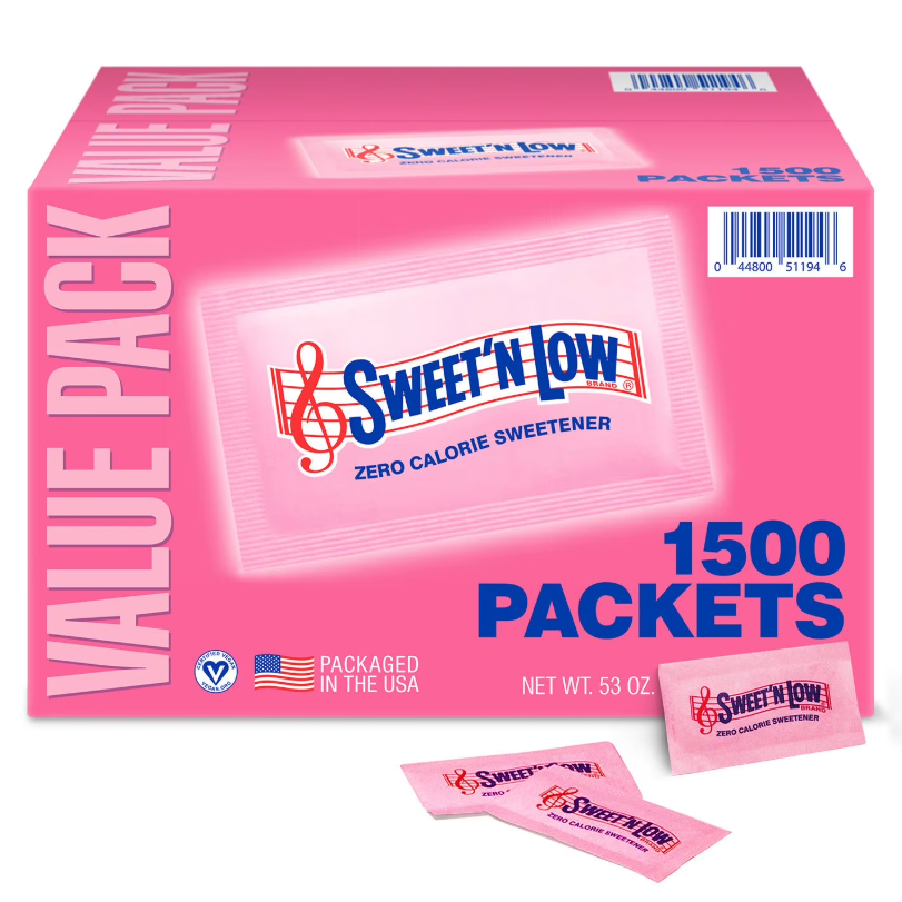 Sweet'N Low Zero Calorie Sweetener Packets