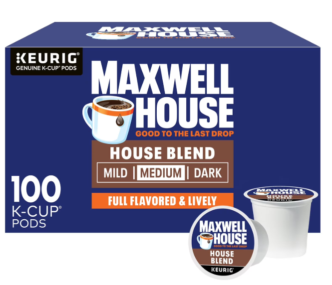 100 Count Maxwell House Coffee Pods