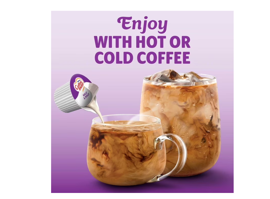 Coffee mate Half & Half Liquid Creamer Singles