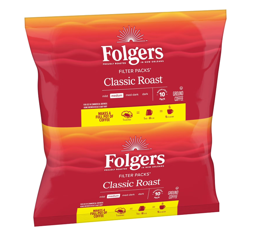 Folgers Classic Roast Filter Packs