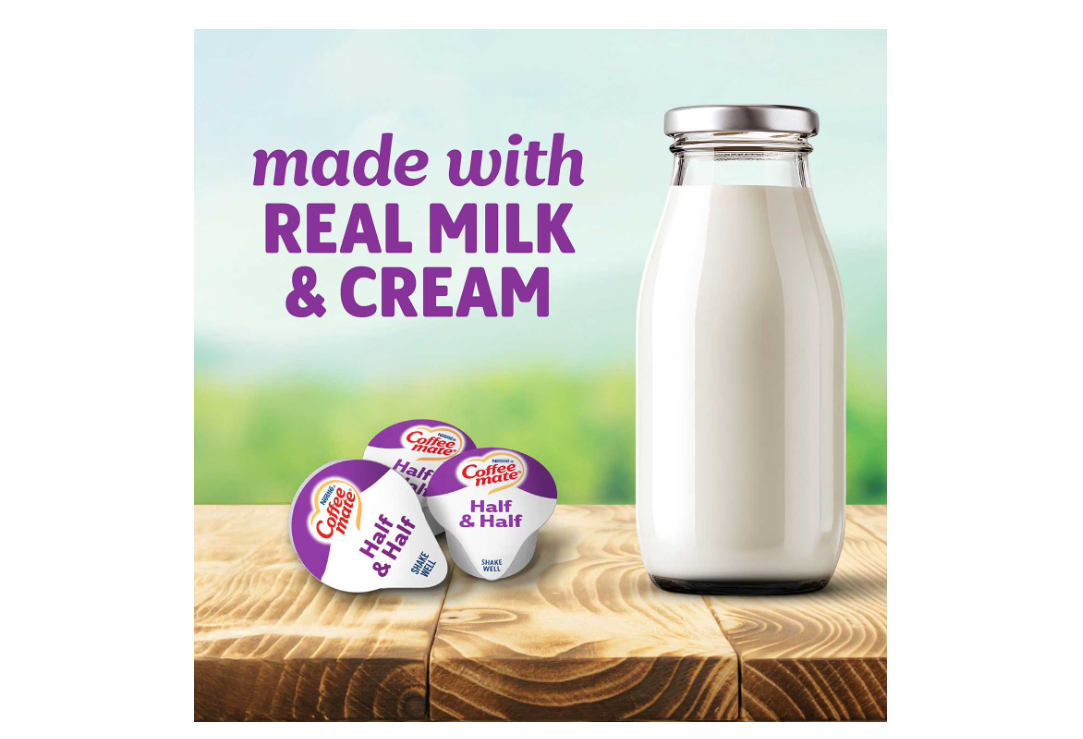 Coffee mate Half & Half Liquid Creamer Singles