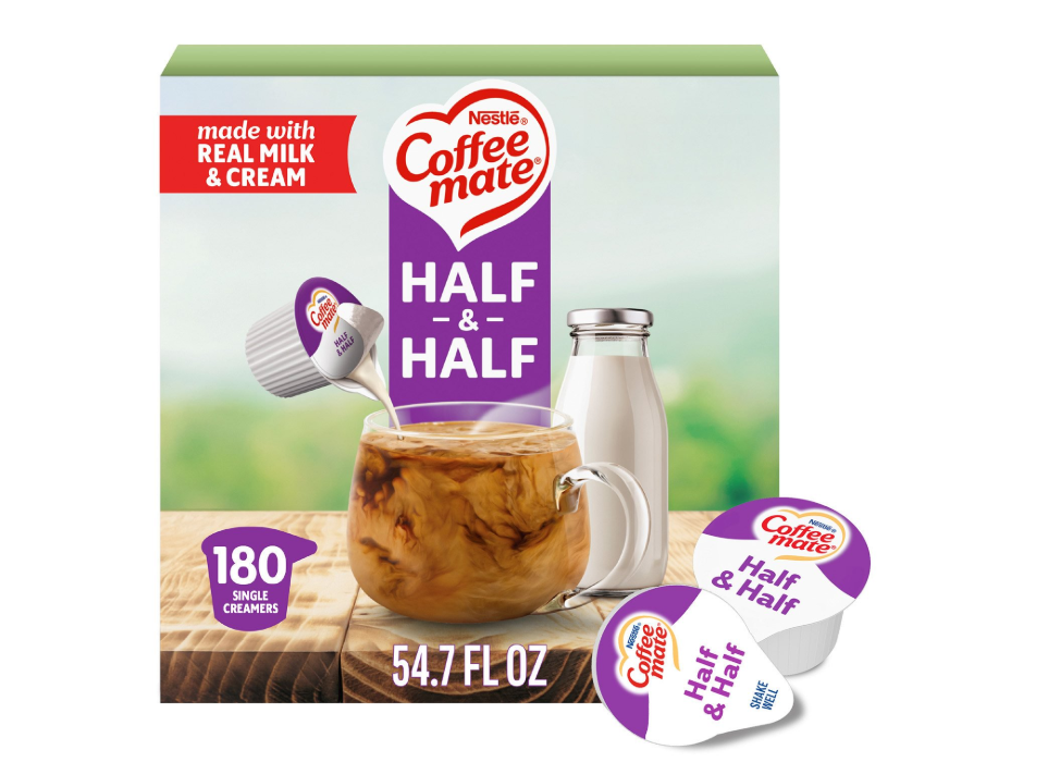 Coffee mate Half & Half Liquid Creamer Singles