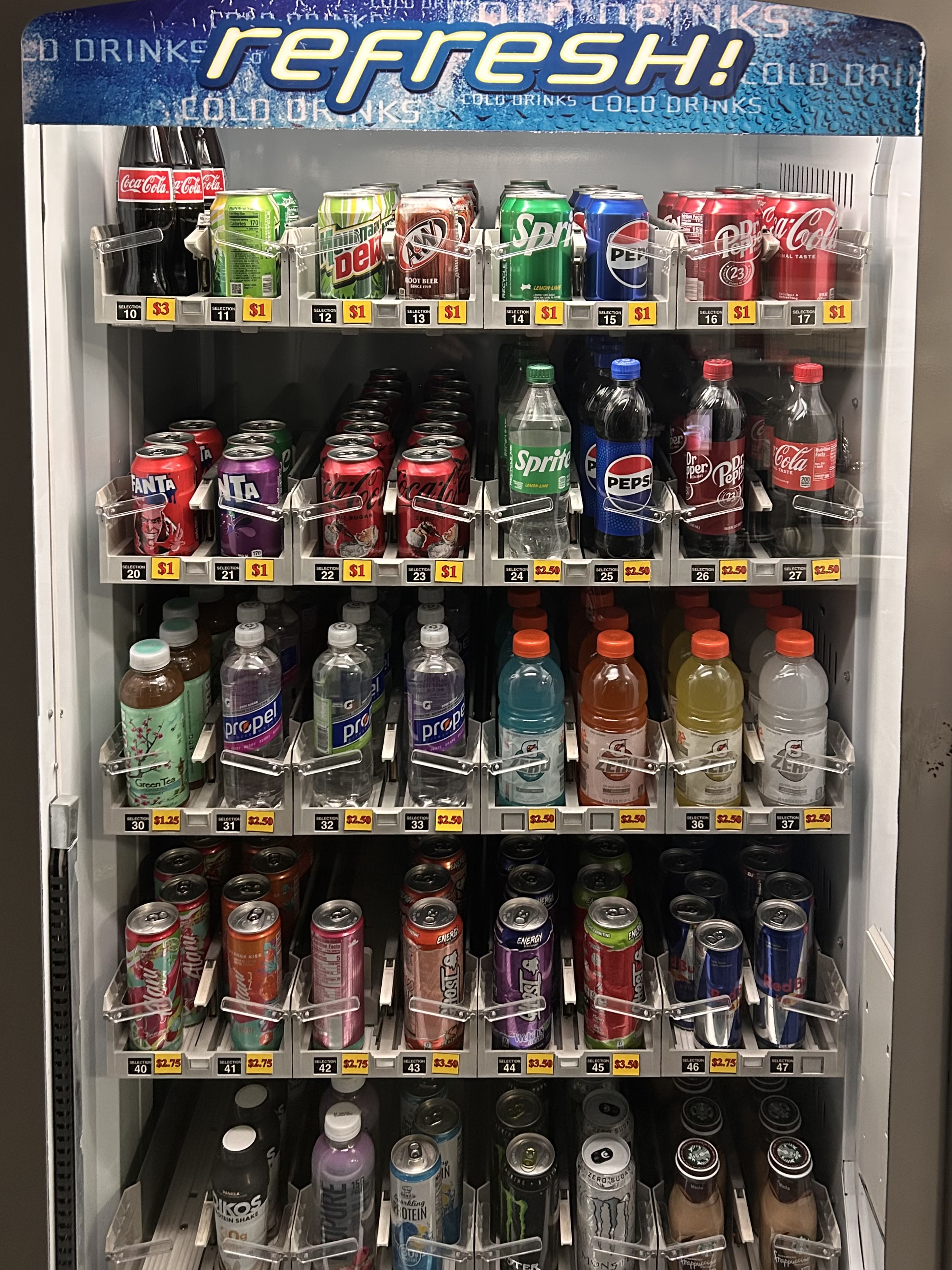 Drink Machine Options