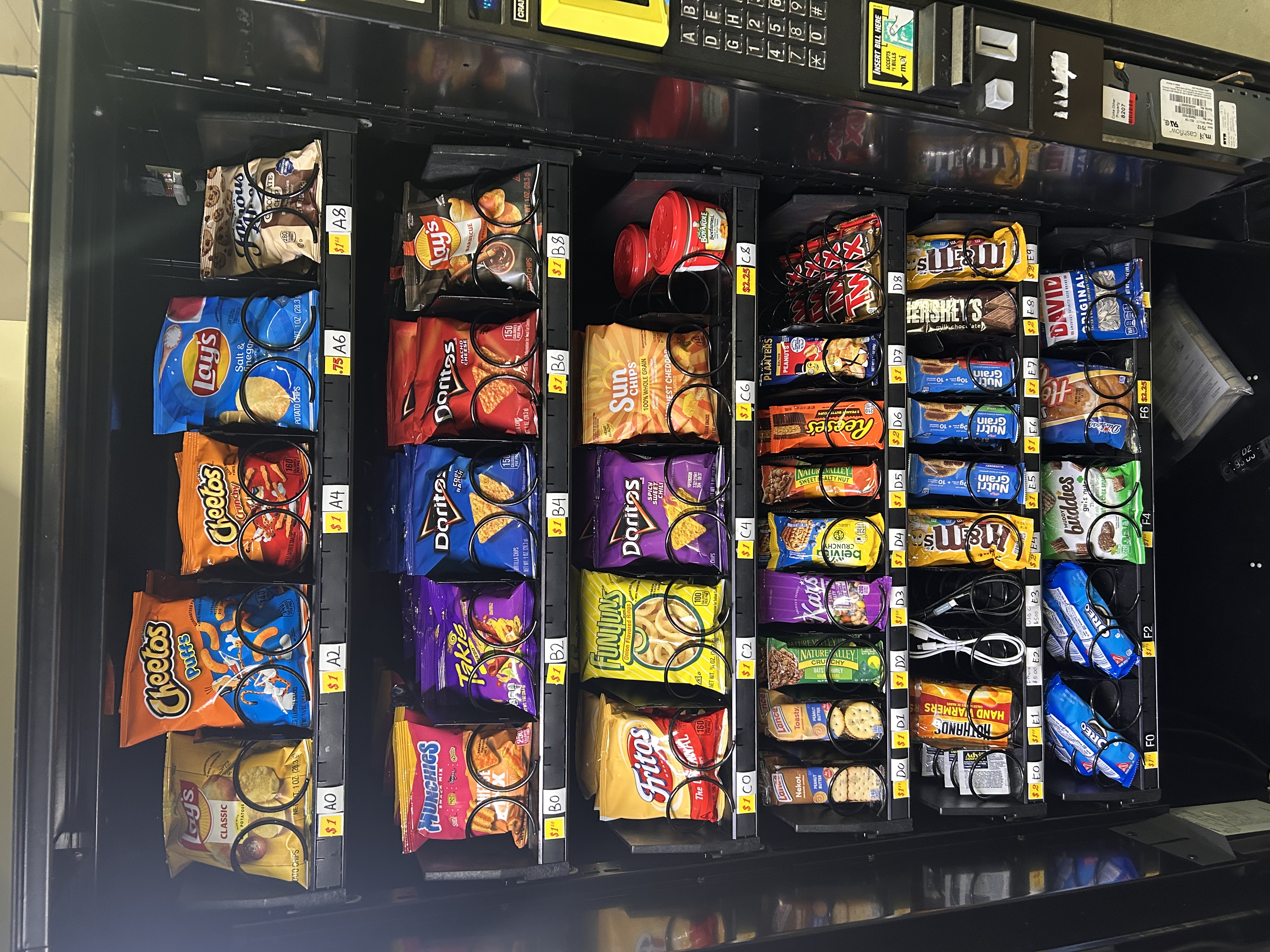 Snack Machine Options
