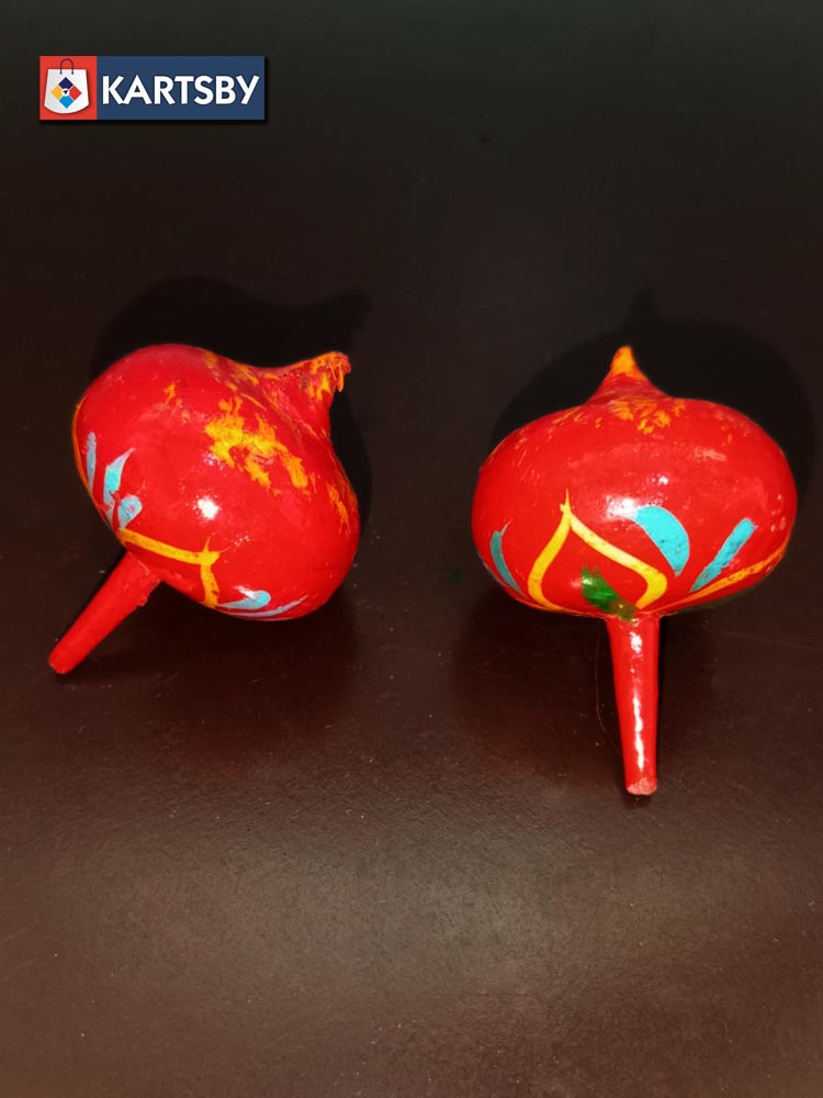 Handcrafted Wooden Spinning Tops