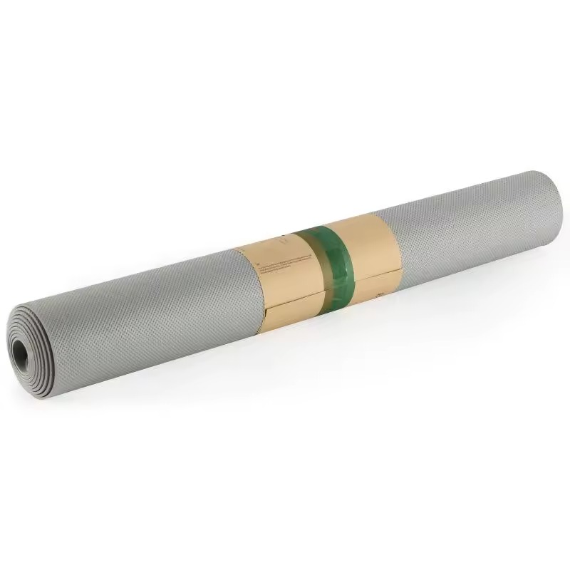 Pilkas jogos, mankštos, tempimo ir sporto pratimų kilimėlis