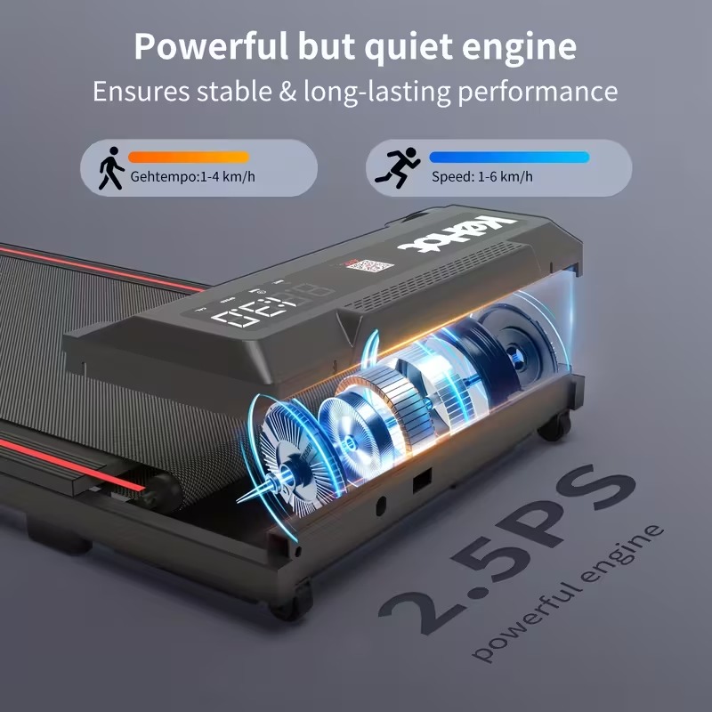 Bėgimo takelis namams su tyliu varikliu ir 12 programų