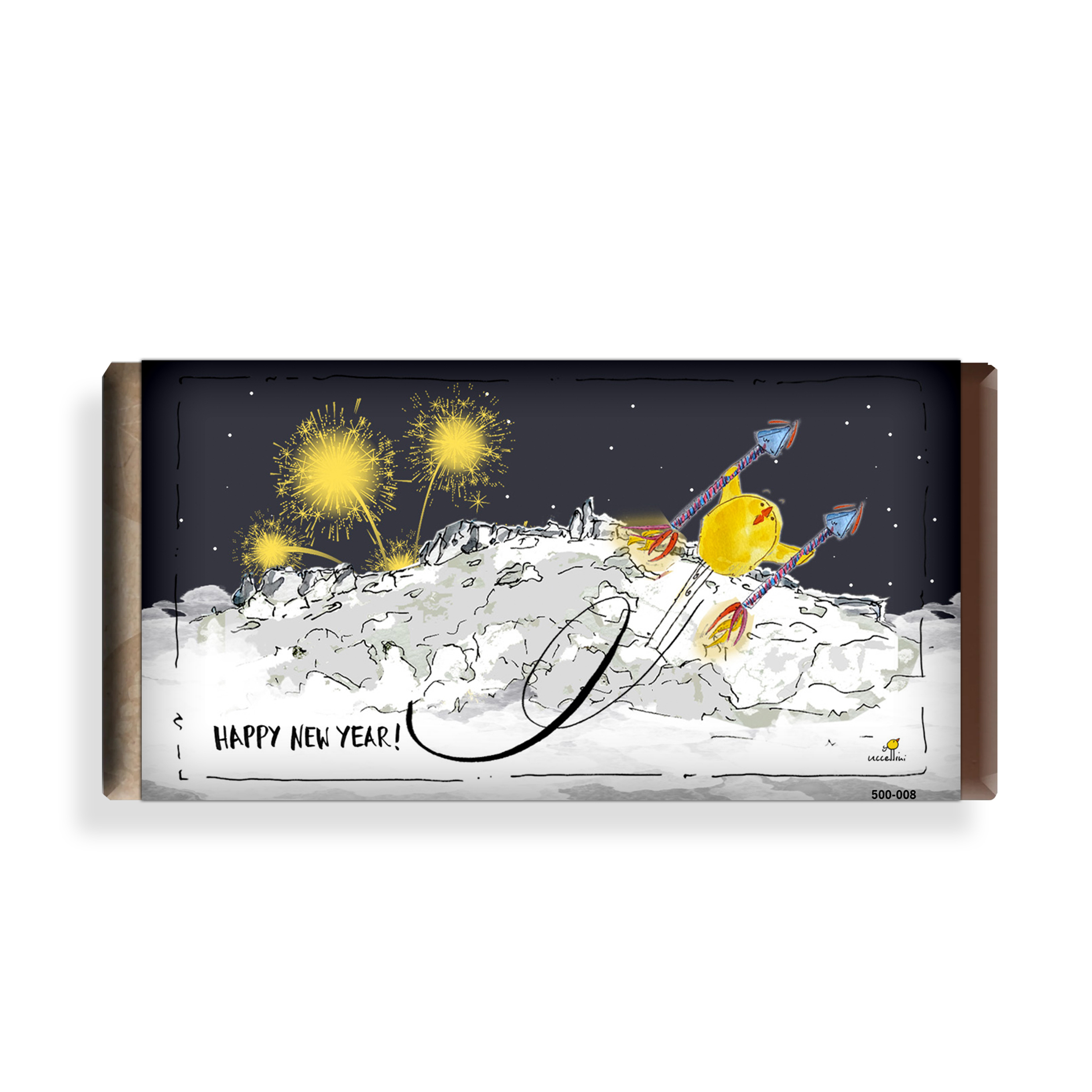 Neujahrs-Schokoladentafel