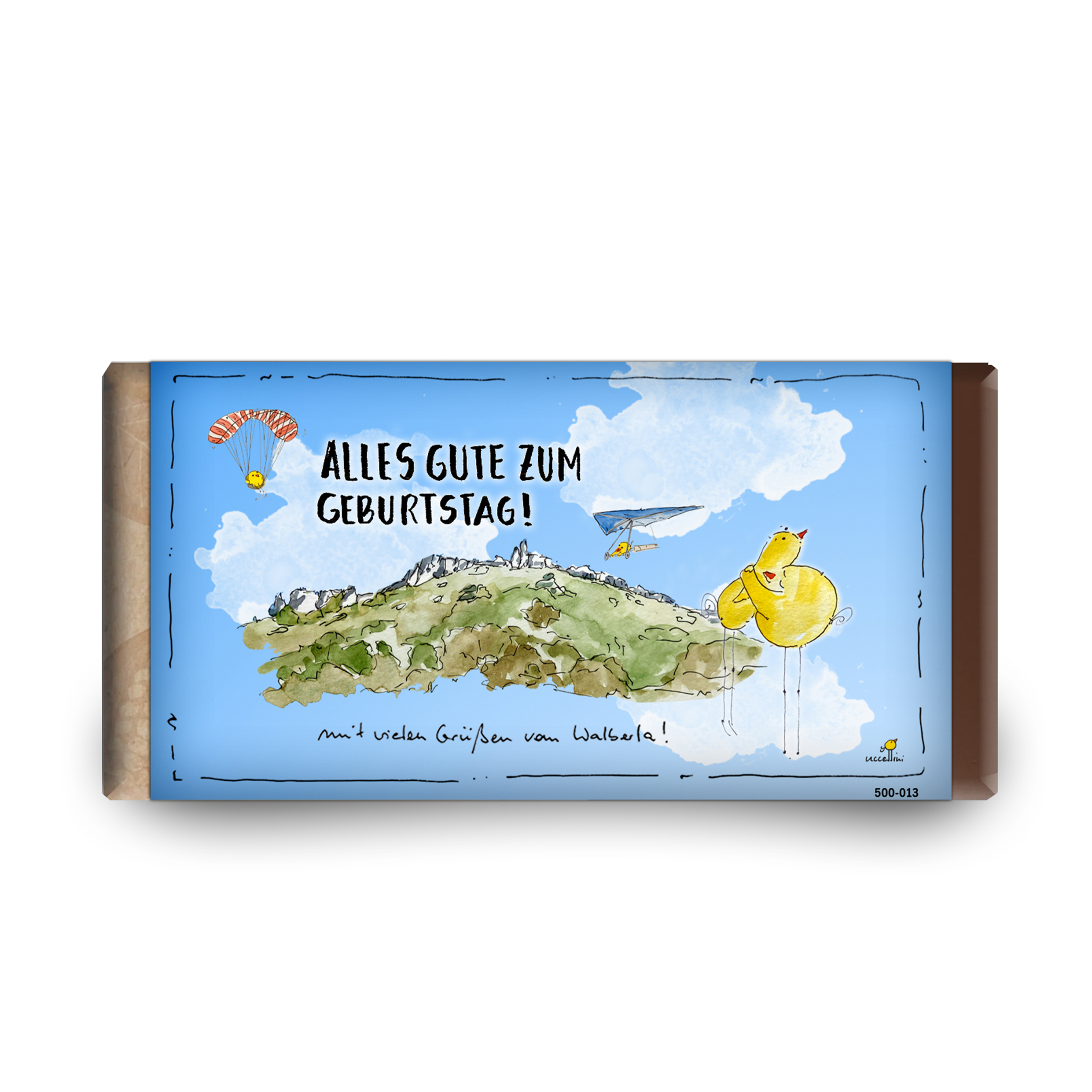 Schokoladentafel zum Geburtstag