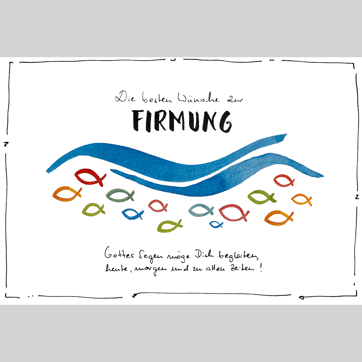 Glückwunschkarte zur Firmung