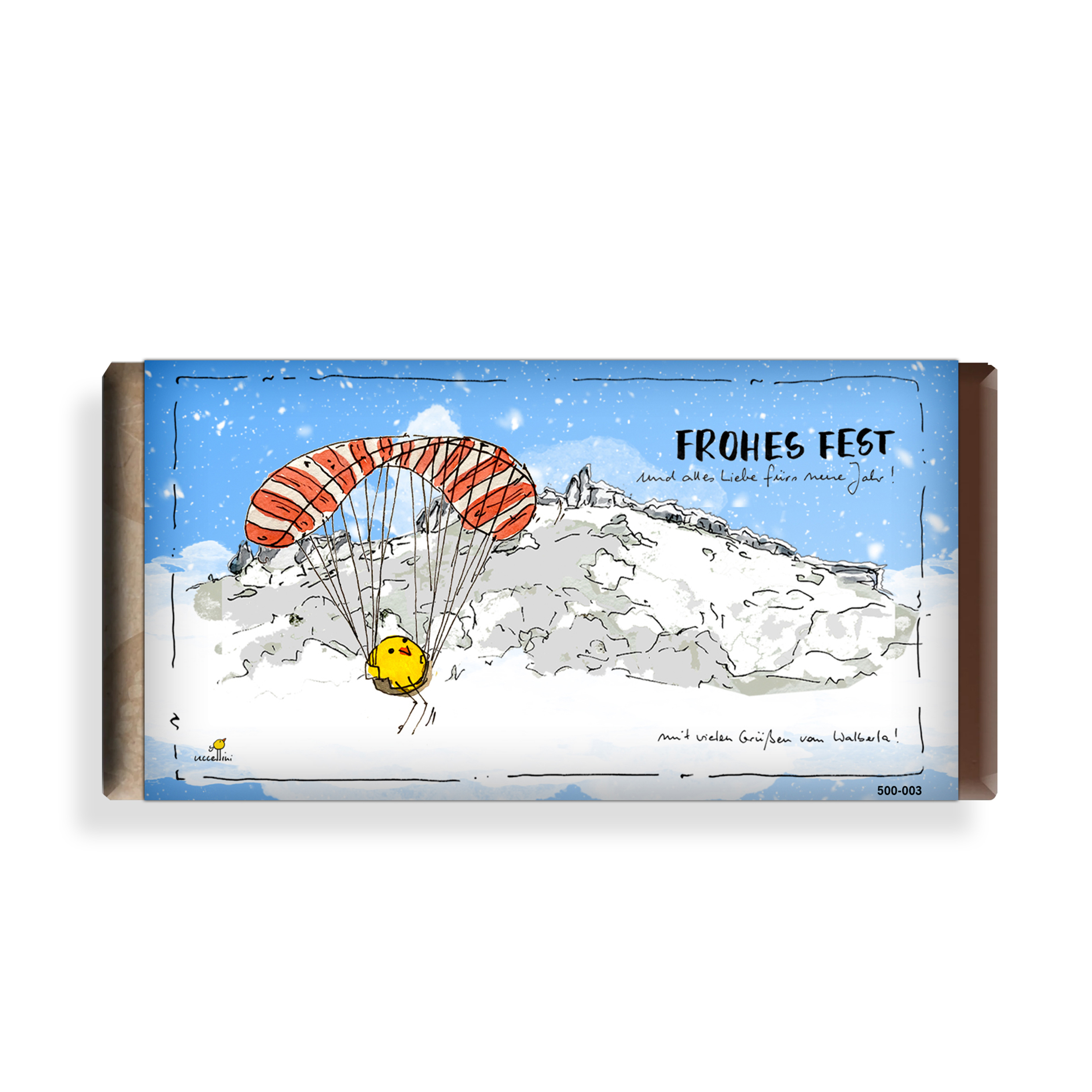 Schokoladentafel 'Frohes Fest'