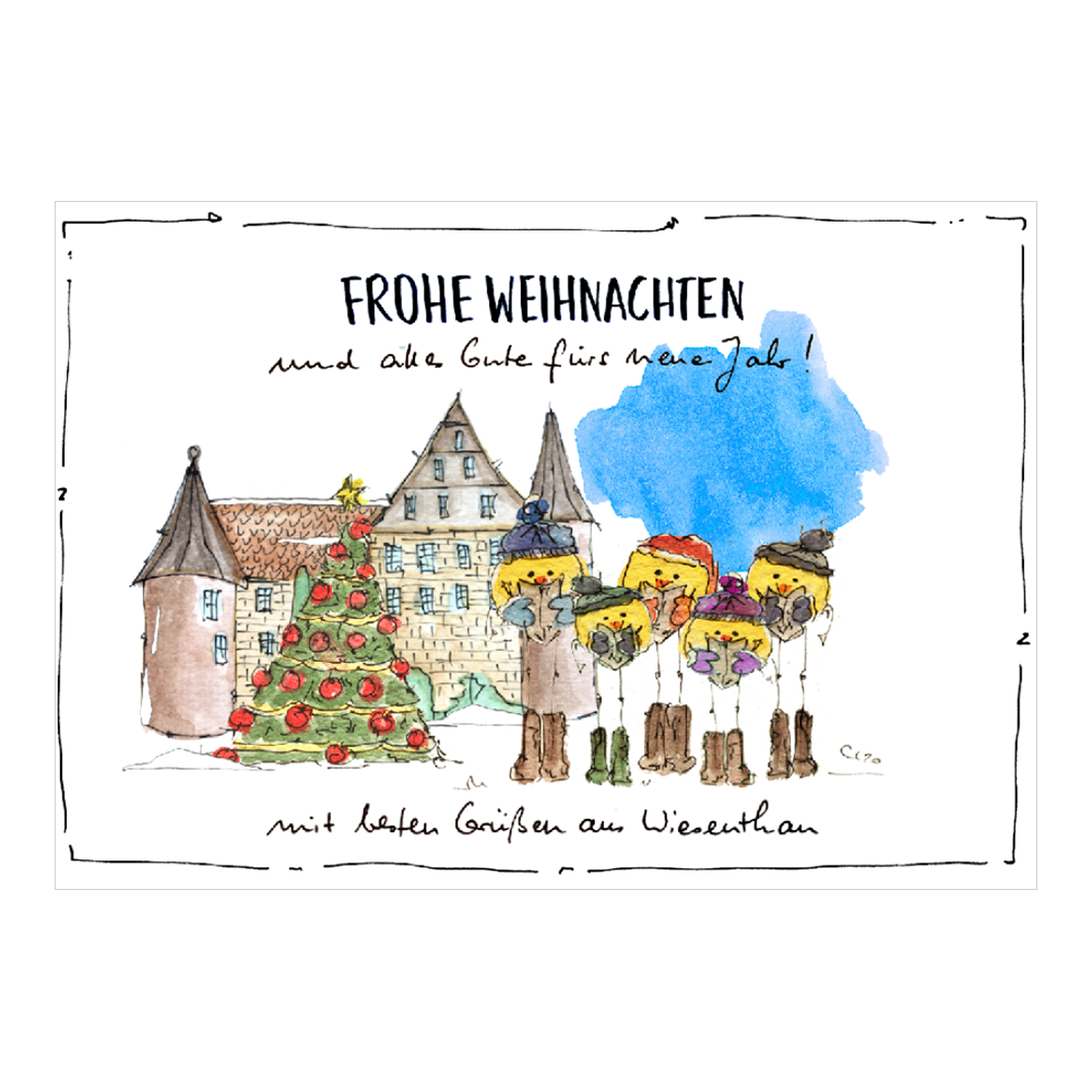 Weihnachtskarte Wiesenthaus