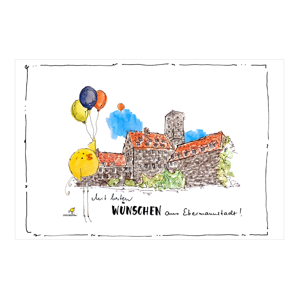 Grußkarte aus Ebern