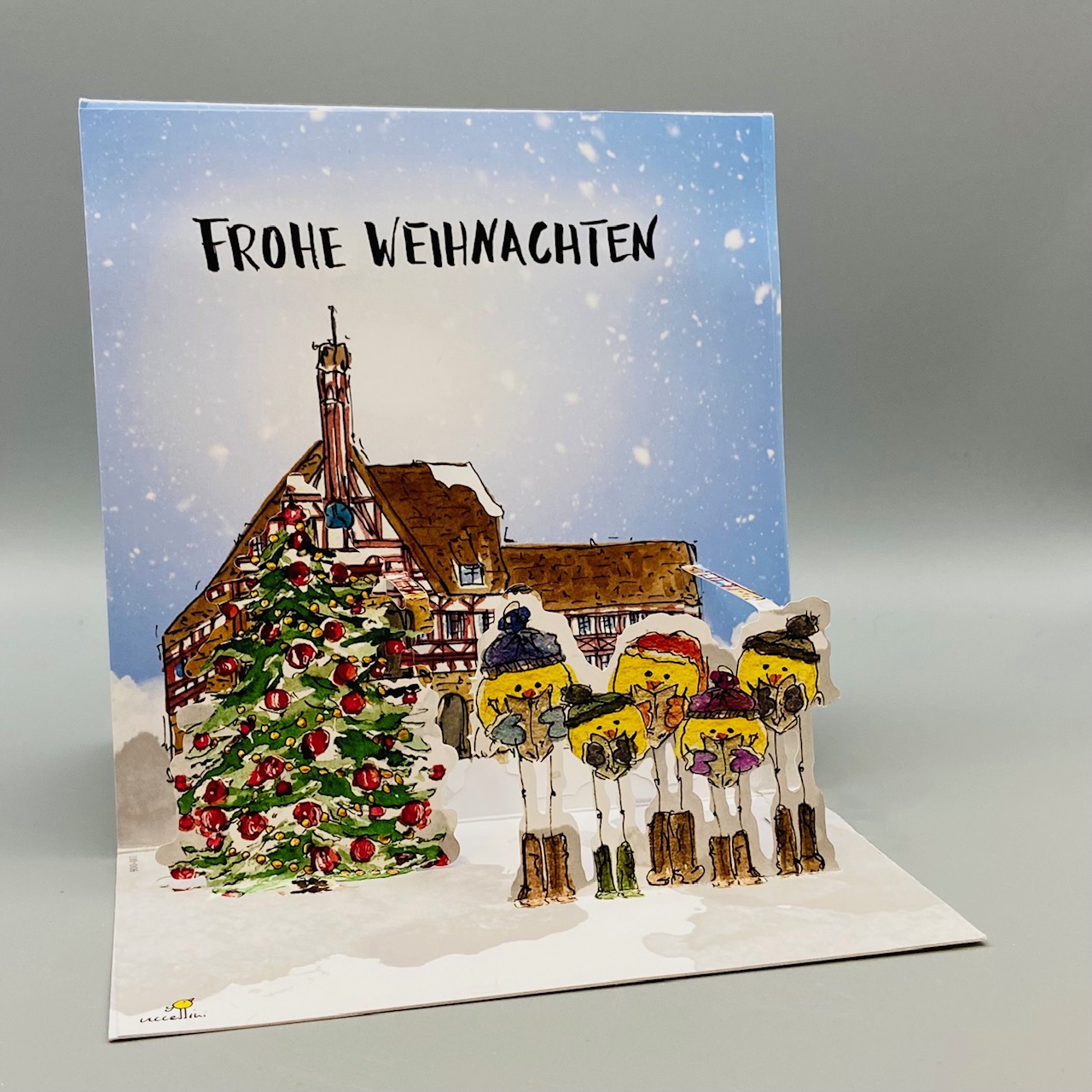 Pop-up Weihnachtskarte Forchheim