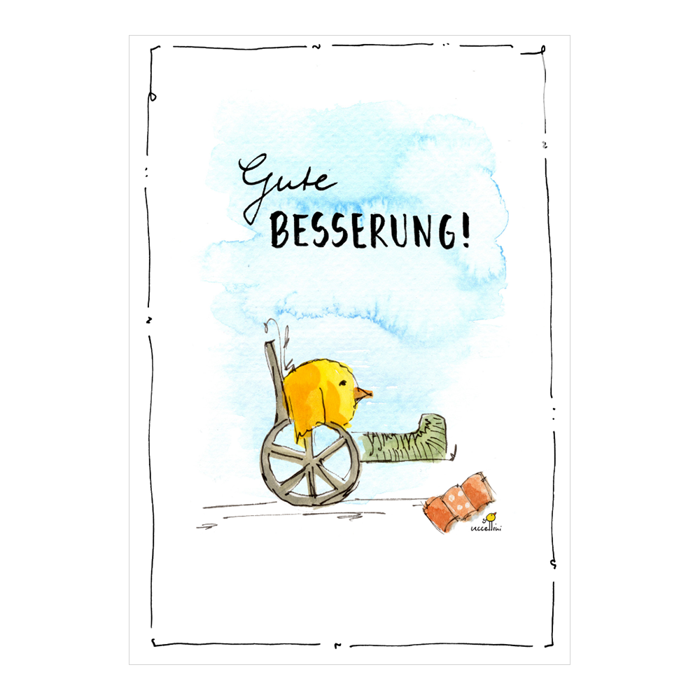 Grußkarte Gute Besserung
