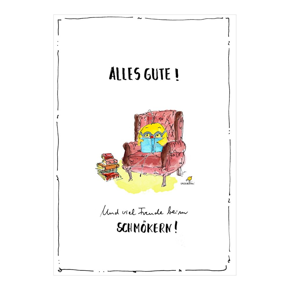 Grußkarte 'Alles Gute!'