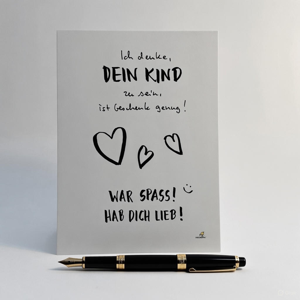 Postkarte "Dein Kind zu sein"