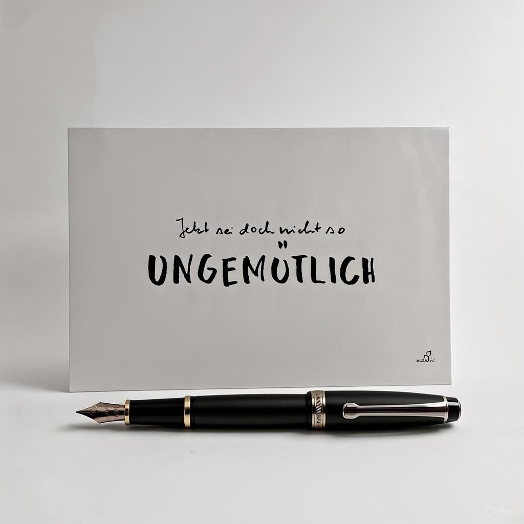 Postkarte "Jetzt sei doch nicht so ungemütlich"