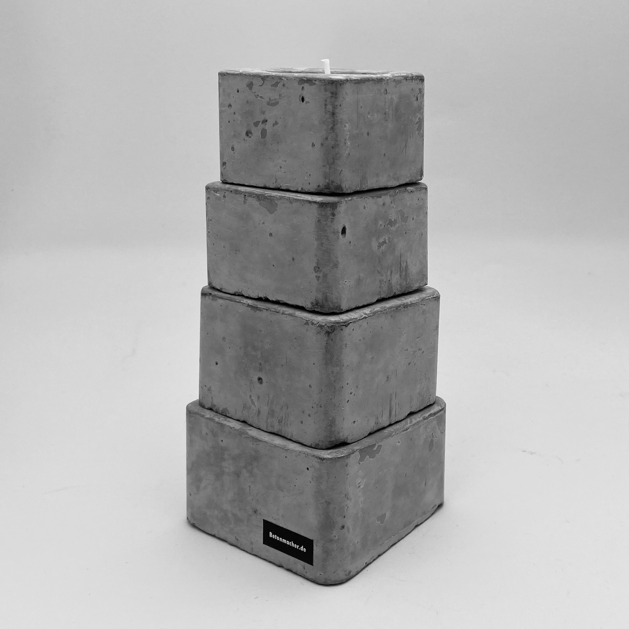 Beton Teelichthalter Set