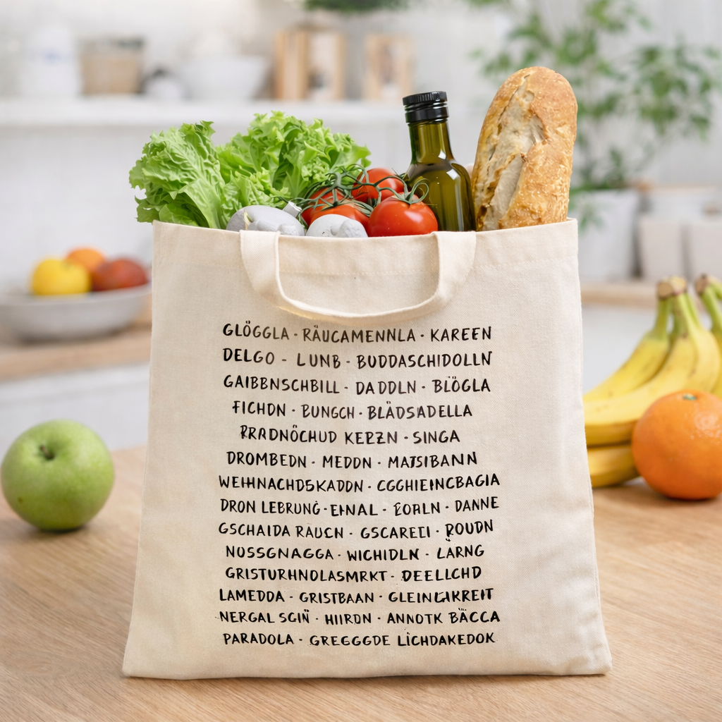 Baumwoll-Einkaufstasche natur