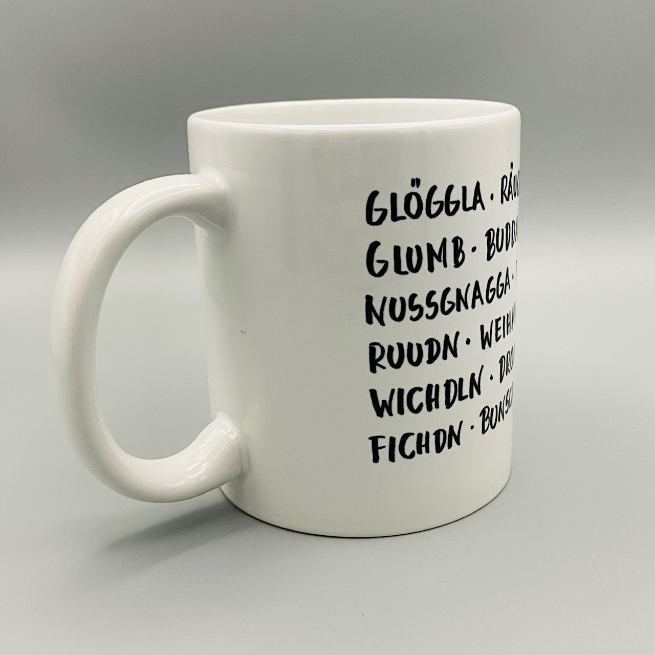 Tasse Mundart