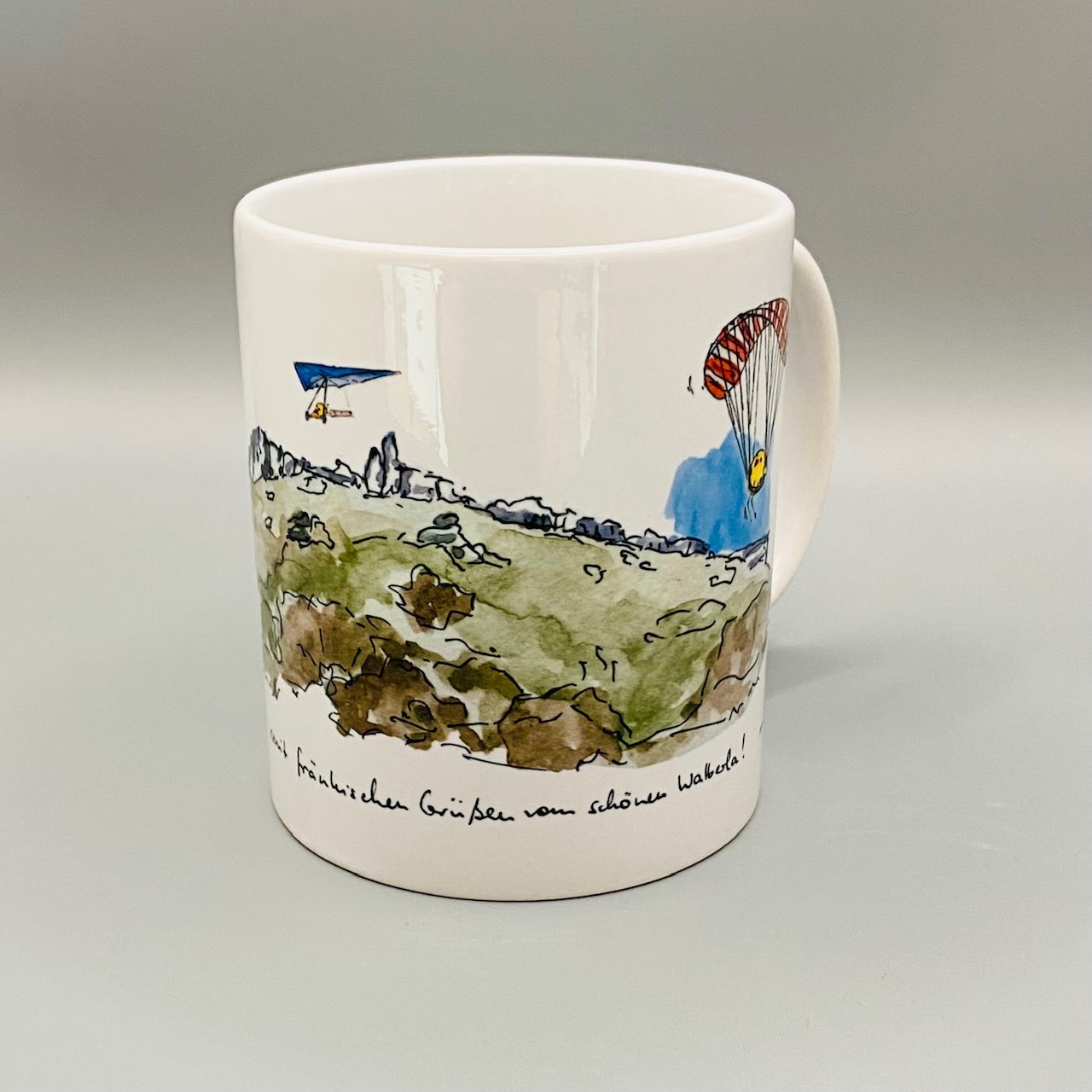 "Ne klasse Tasse" mit dem Motiv Walberla