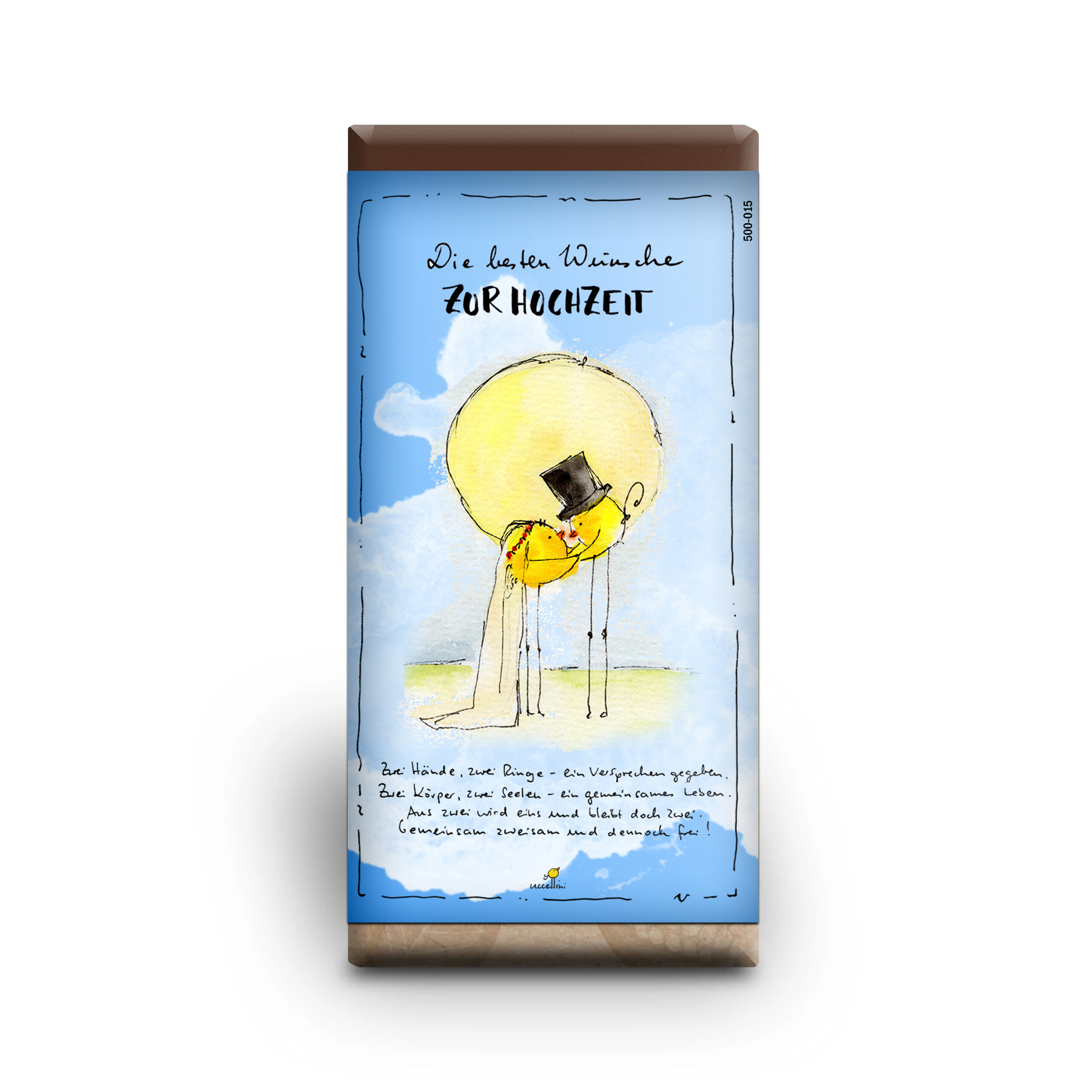 Schokoladentafel Hochzeit