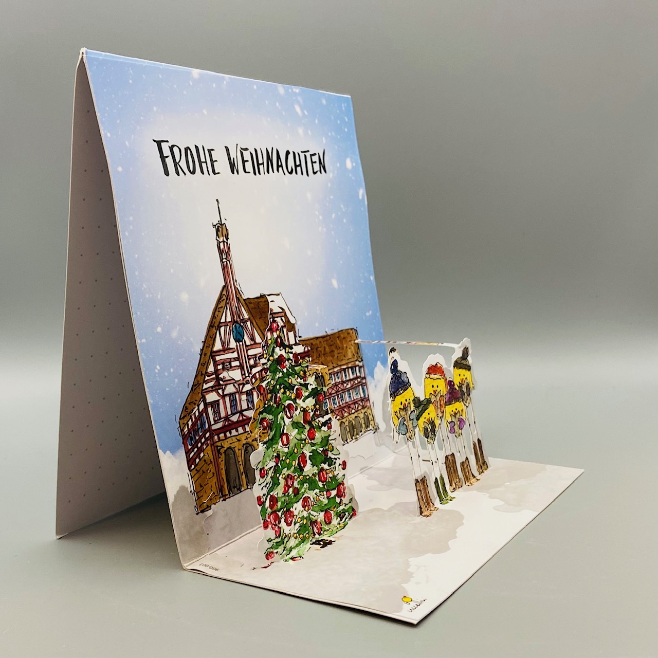 Pop-up Weihnachtskarte Forchheim
