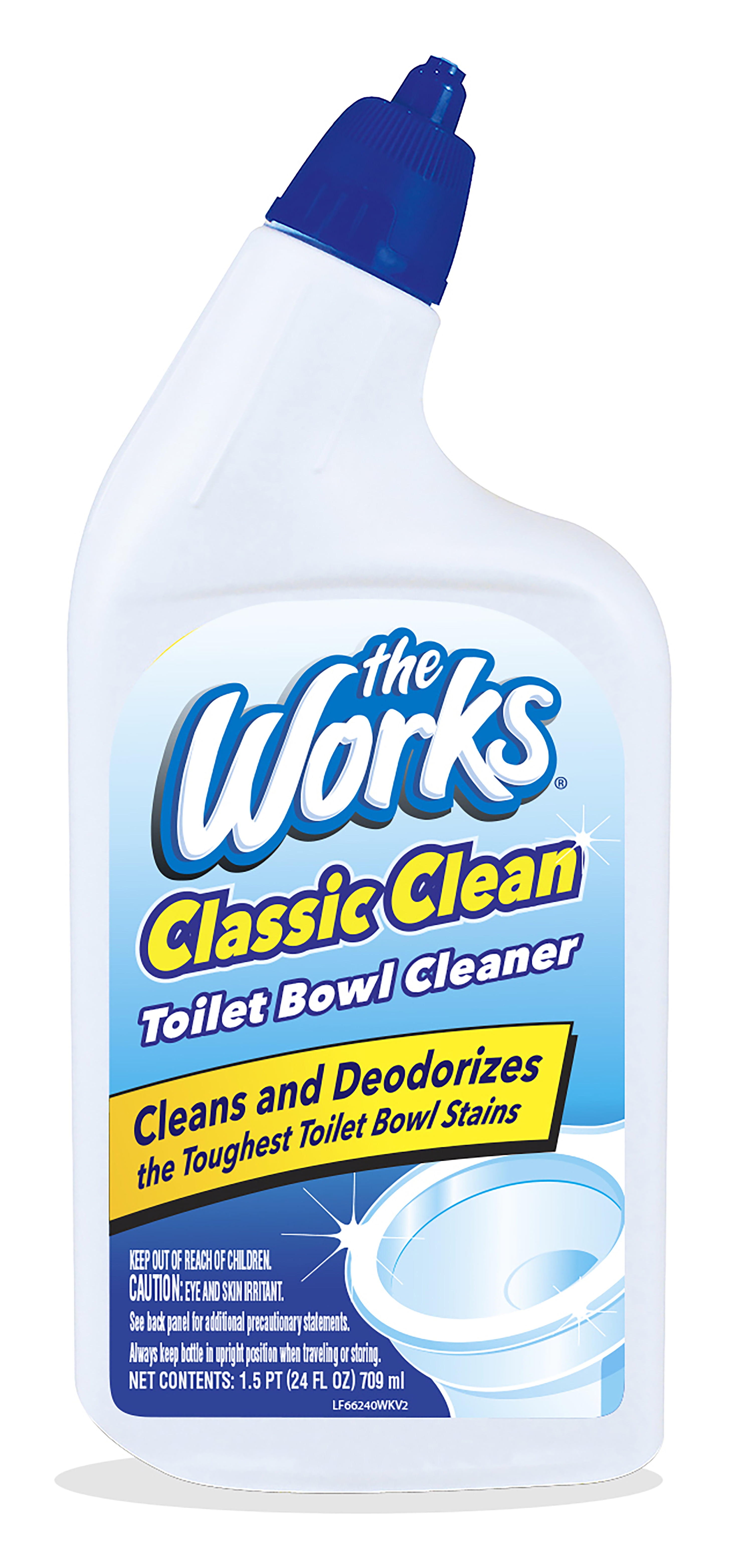 The Works Classic Clean Liquid Toilet Bowl Cleaner 24 floz