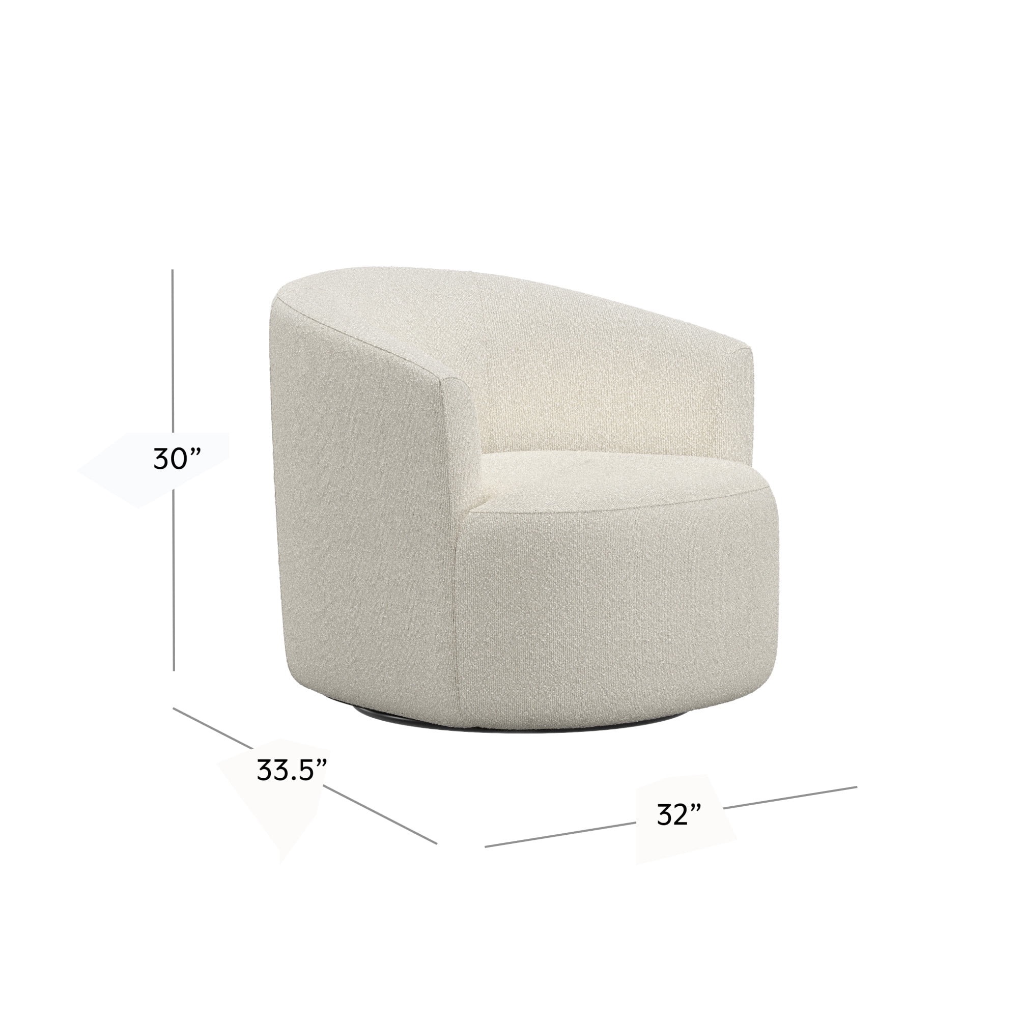Modern Swivel Accent Chair
