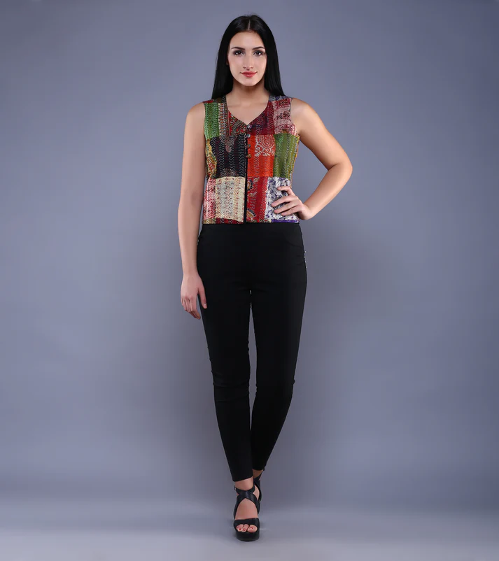 KOTI: Kantha Waistcoat