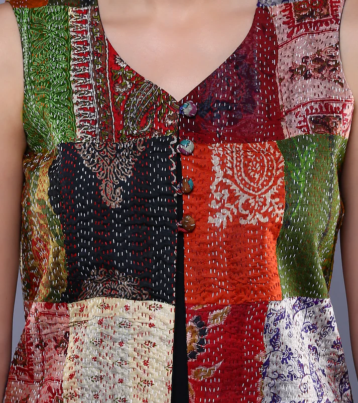 KOTI: Kantha Waistcoat