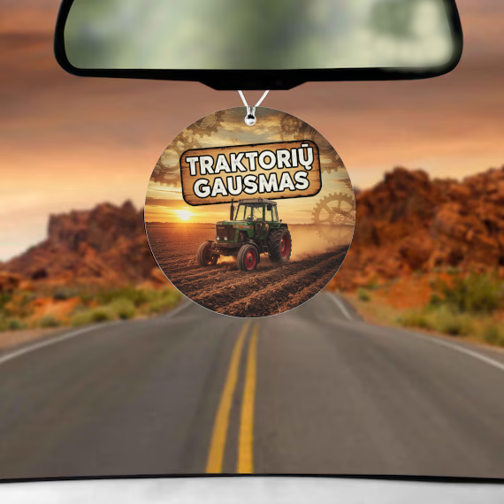 Pakabinamas automobilio kvapukas "Traktorių Gausmas"