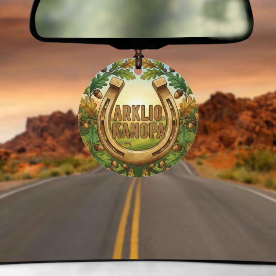 Pakabinamas automobilio kvapukas "Arklio kanopa"