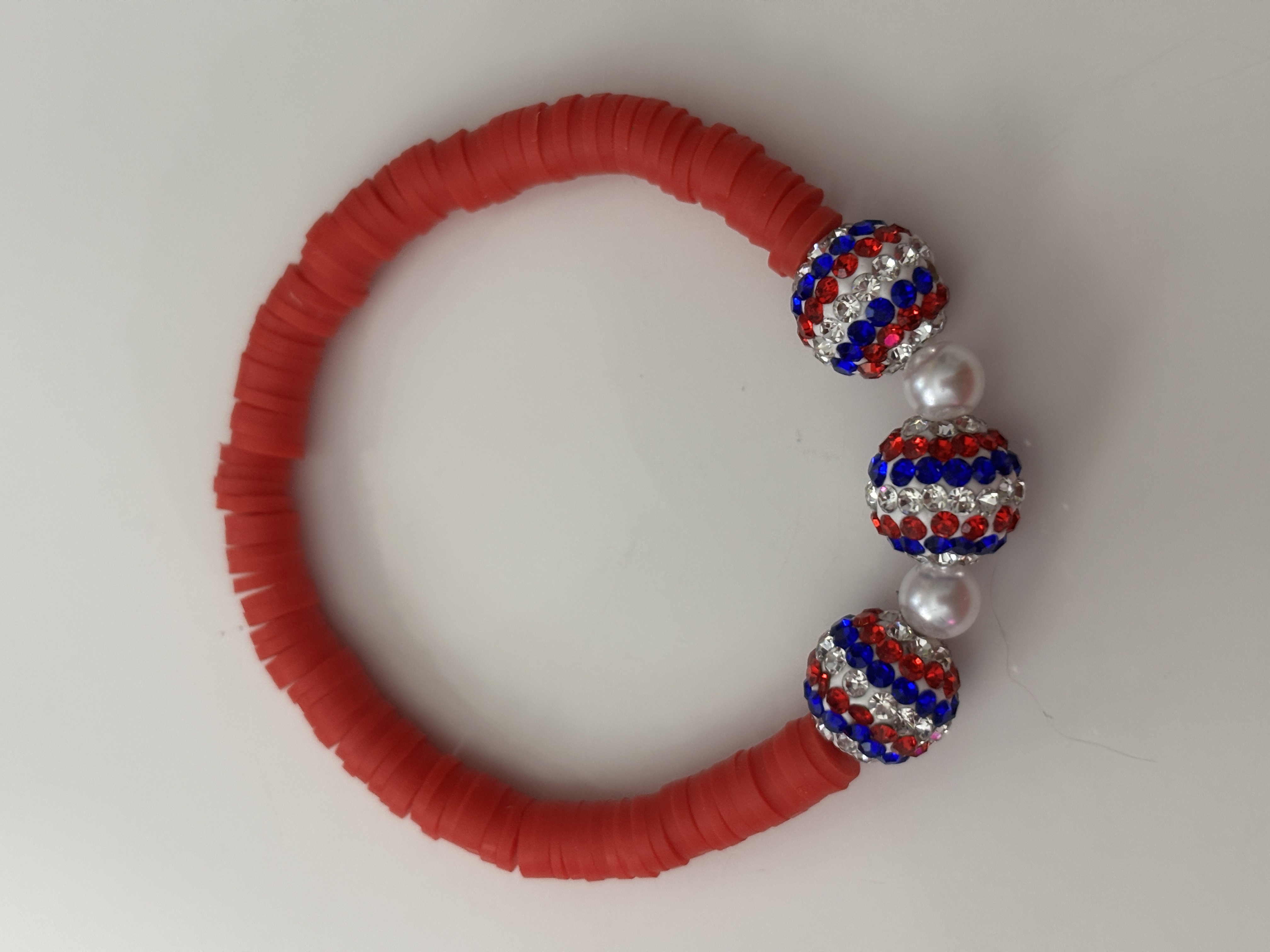 Red Beaded Bracelet