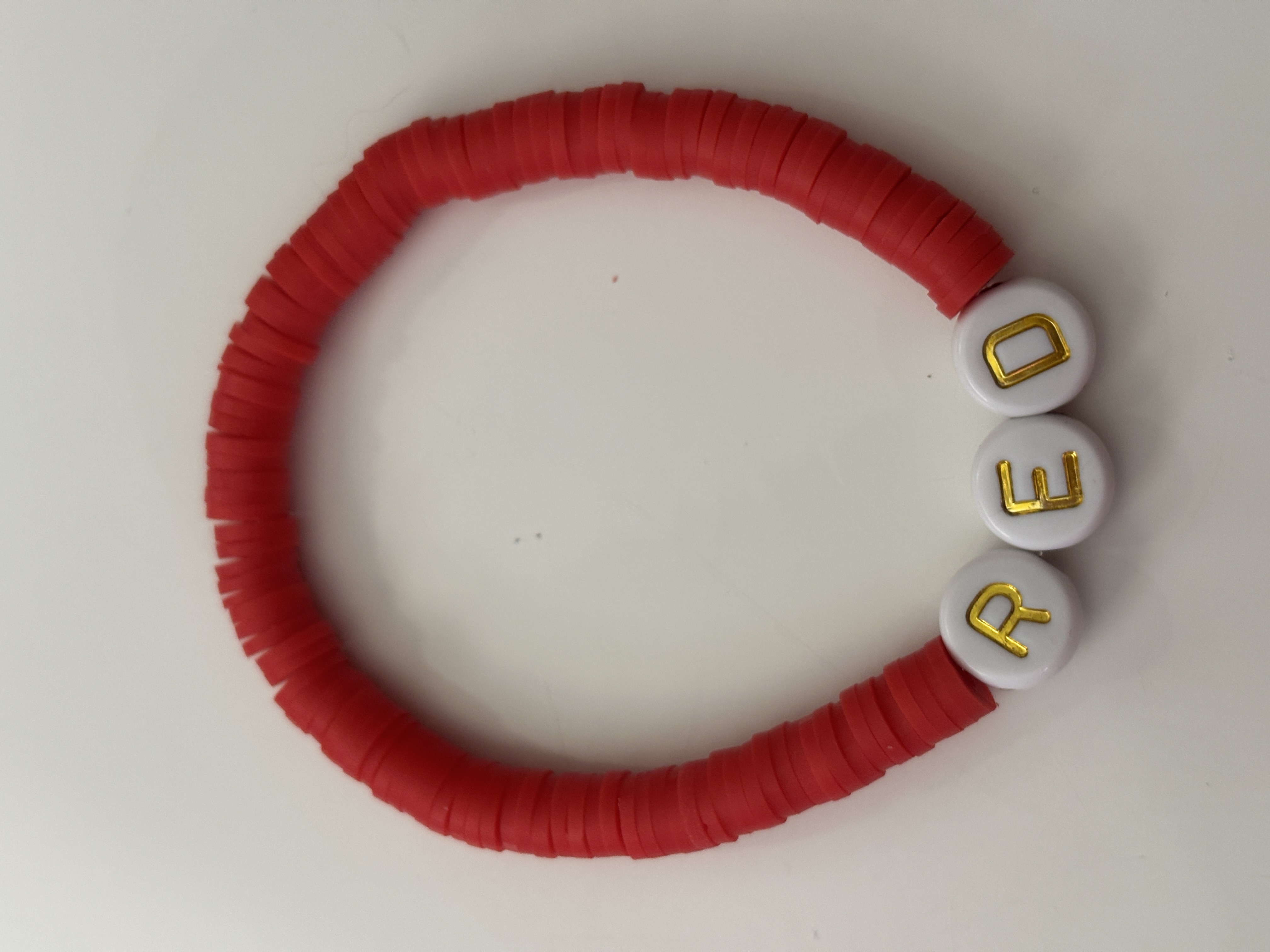 Red Beaded Bracelet