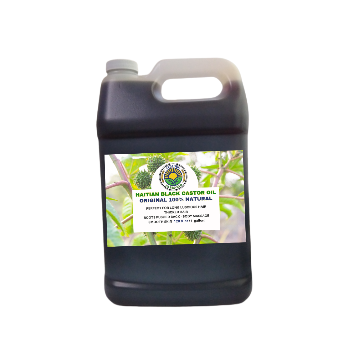 Organic Castor Oil 128 oz – Hair Growth, Skin & Scalp Care