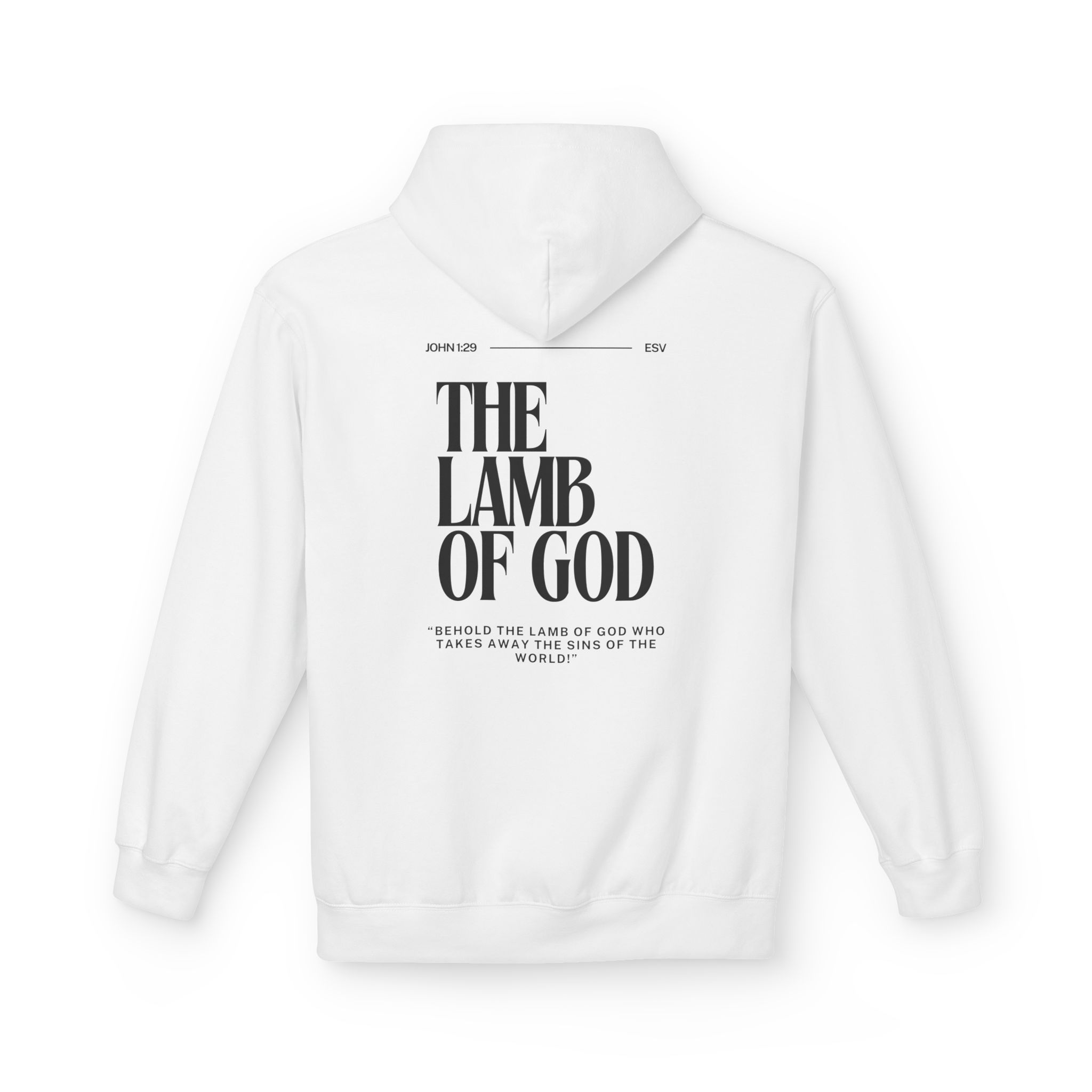  John 1:29 "Behold the Lamb of God" - Hoodie 