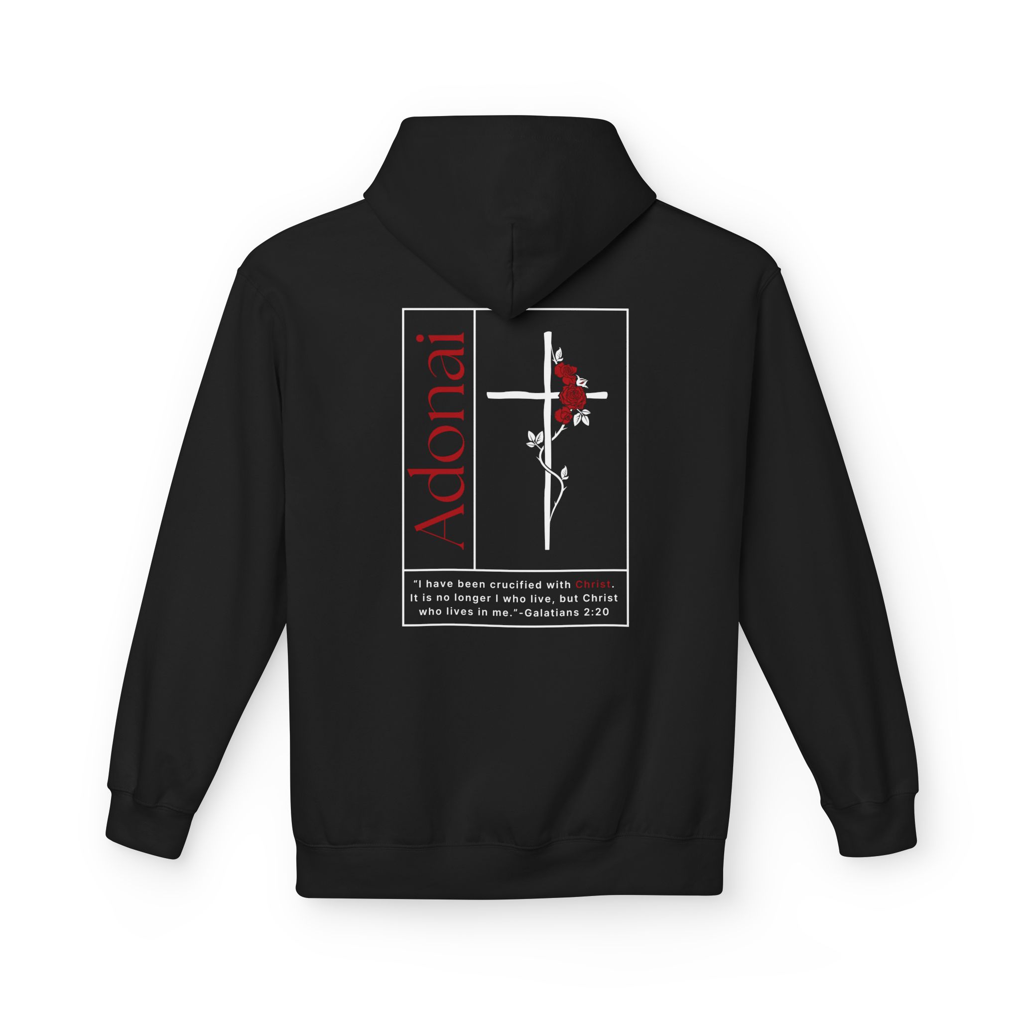 Galations 2:20 "Adonai" - Hoodie