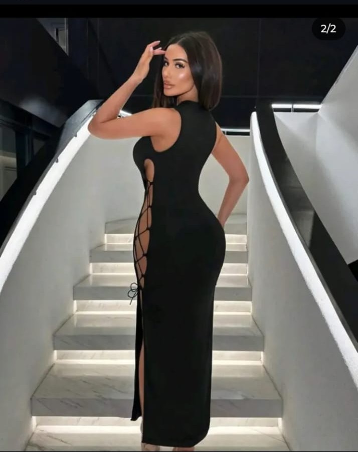 Vestido negro elegante