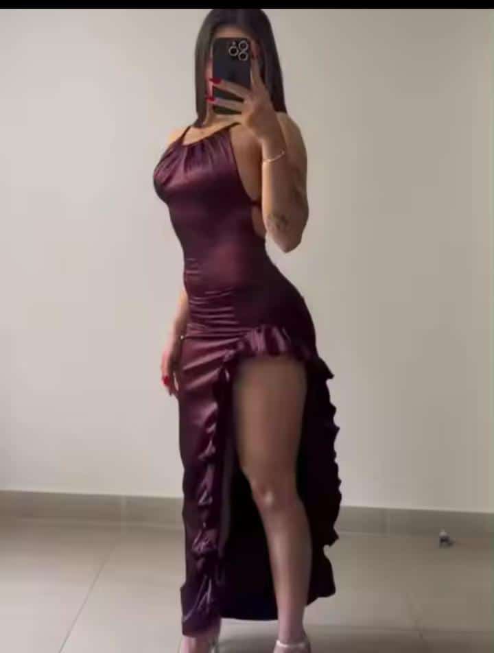 Vestido elegante de satén