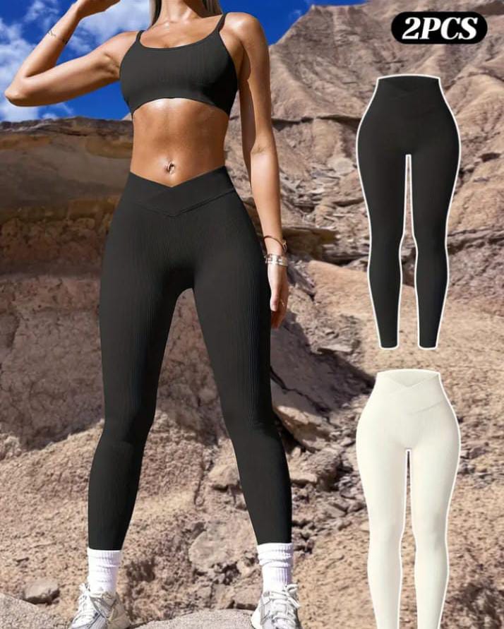 Conjunto de leggings deportivos para mujer